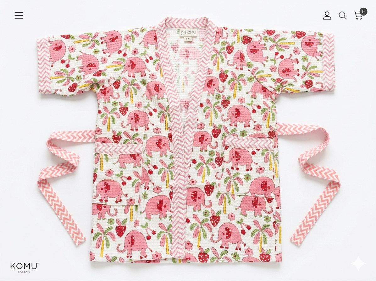 Jumbo Strawberry Swim Robe