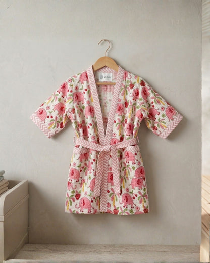 Jumbo Strawberry Swim Robe