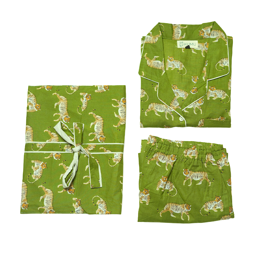 Mehndi Green Tiger Set