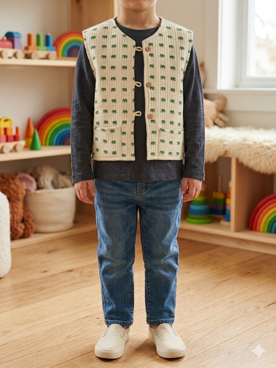 Tiny Trunk Quilted Vest