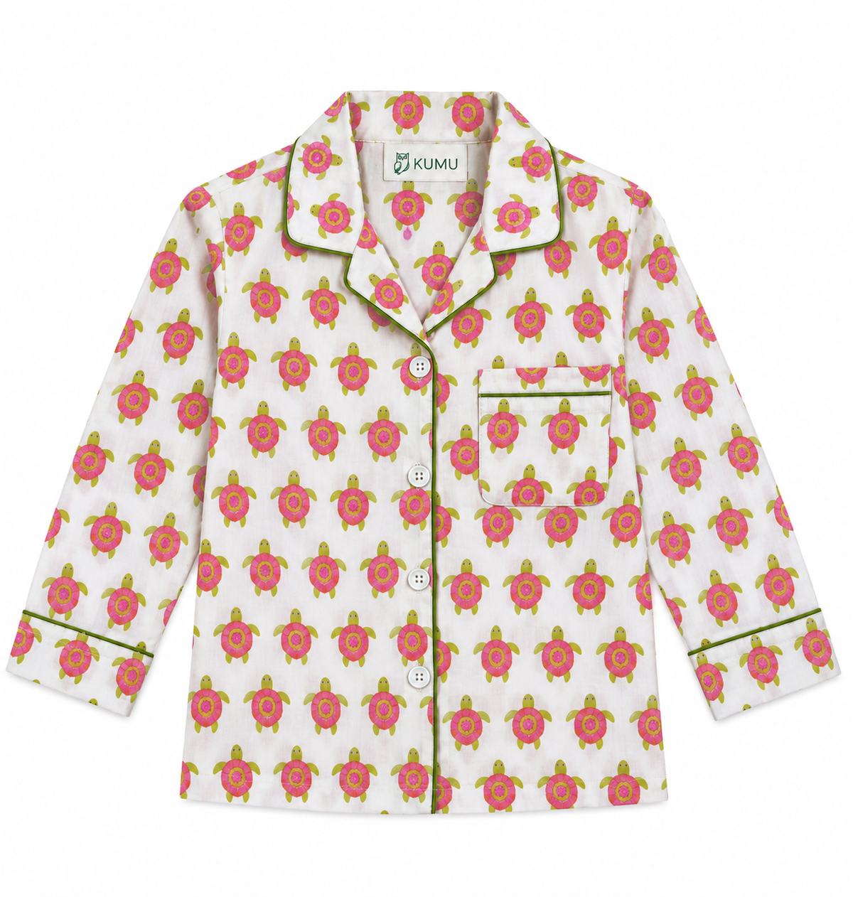 Pink Turtle Cotton Set