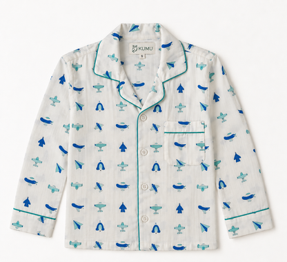 Paper Plane Dreams Cotton Set