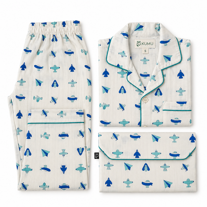 Paper Plane Dreams Cotton Set
