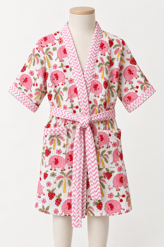 Jumbo Strawberry Swim Robe