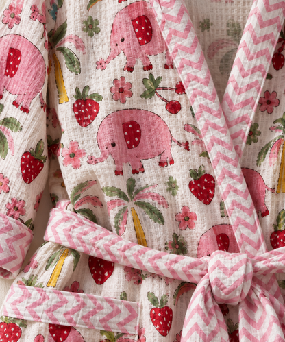 Jumbo Strawberry Swim Robe